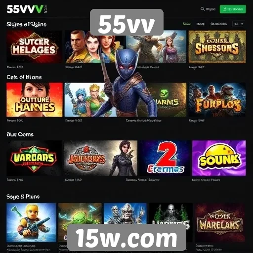 Jogos populares disponíveis no 55vv